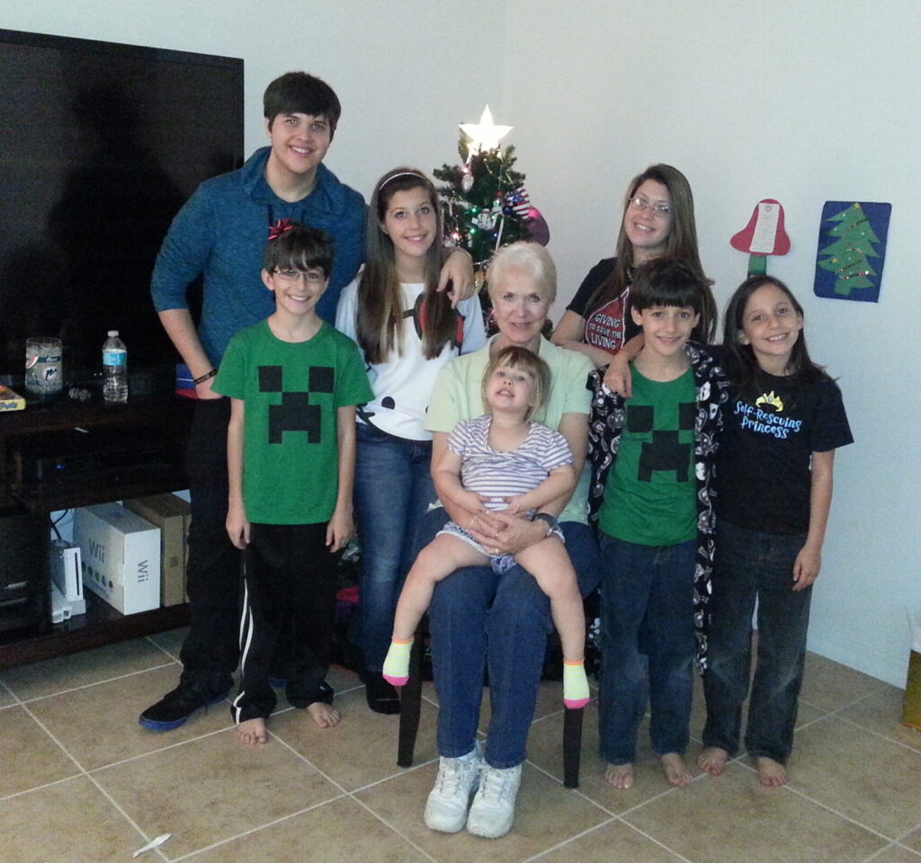 With all the grandkids