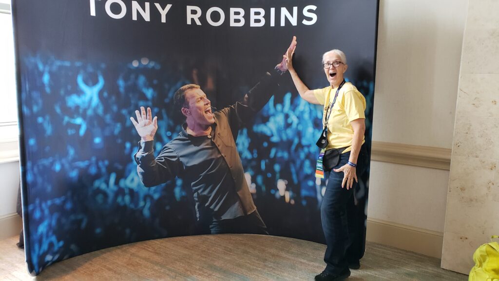 Giant Tony Robbins poster